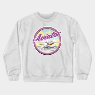 Aviator travel logo Crewneck Sweatshirt